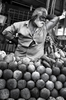 Straßenhändler in Thrivandrum