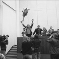 1988 Willi Sitte  bei seiner Verabschiedung als Präsident des Verbandes Bildender Künstler