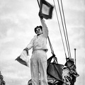Signalgast auf dem Segelschulschiff "Wilhelm Pieck" 1951